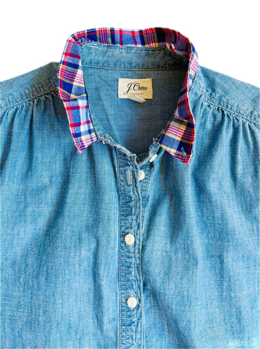 Denim + Plaid Vintage JCrew Shirt