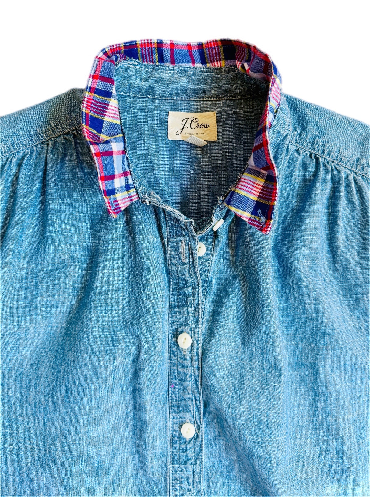 Denim + Plaid Vintage JCrew Shirt