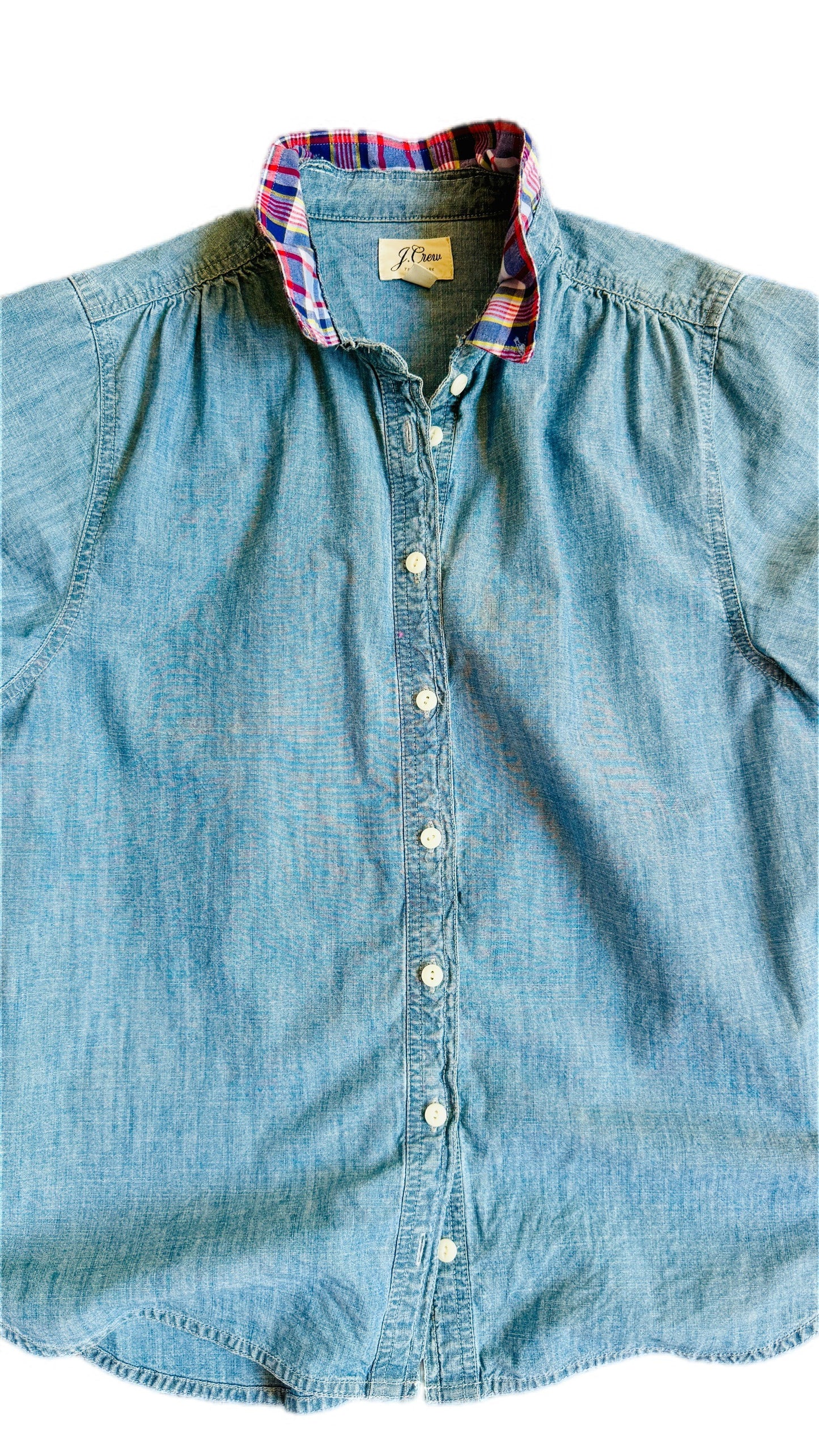 Denim + Plaid Vintage JCrew Shirt