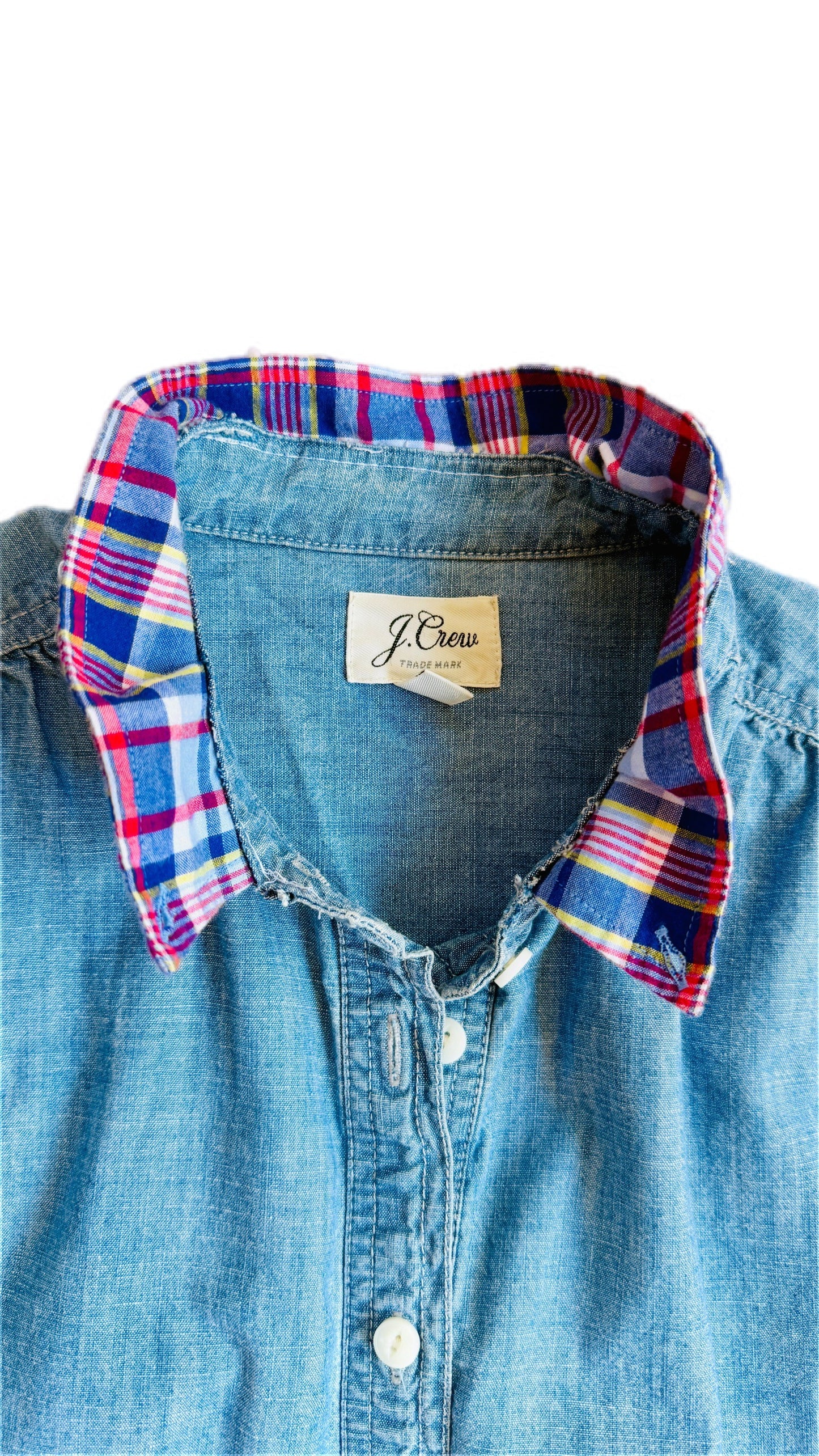 Denim + Plaid Vintage JCrew Shirt